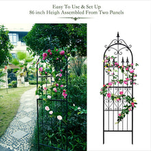 Load image into Gallery viewer, SCENDOR Garden Trellis 86” x 21.7” for Climbing Plants