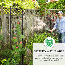Load image into Gallery viewer, SCENDOR 71inch x15inch Rustproof Metal Vine Trellises A 180cm 2Pack