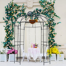 Load image into Gallery viewer, SCENDOR French Style Birdcage Shape Heavy Duty Gazebo Garden Arches Arbors Durable Iron Trellis
