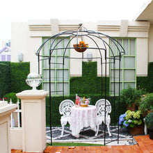 Load image into Gallery viewer, SCENDOR French Style Birdcage Shape Heavy Duty Gazebo Garden Arches Arbors Durable Iron Trellis
