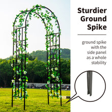 Load image into Gallery viewer, SCENDOR Garden Arches Arbors Curved Metal Plants Trellis Use for Climbing Plants
