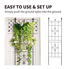 Load image into Gallery viewer, SCENDOR Garden Trellis 70” x 20” for Climbing Plants
