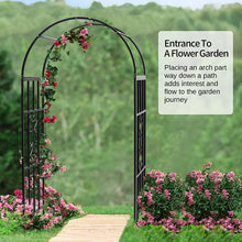 Load image into Gallery viewer, SCENDOR 82.6 inch H Multi-purpose garden metal arch
